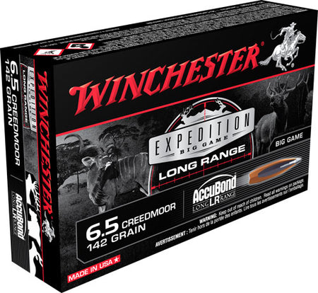 Winchester S65LR Expedition Big Game Nosler AccuBond Long-Range  142 Grain 6.5mm Creedmoor