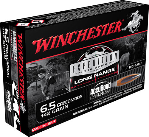 Winchester S65LR Expedition Big Game Nosler AccuBond Long-Range  142 Grain 6.5mm Creedmoor