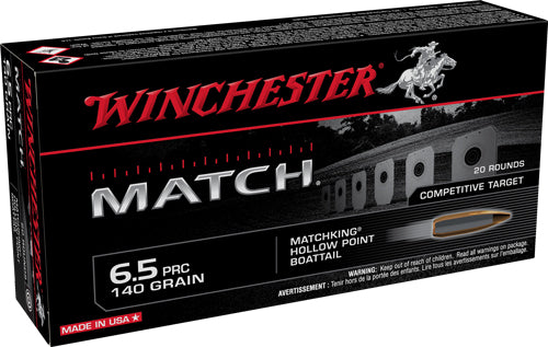 Winchester S65PM Match Sierra MatchKing Boat Tail Hollow Point BTHP 140 Grain 6.5 PRC
