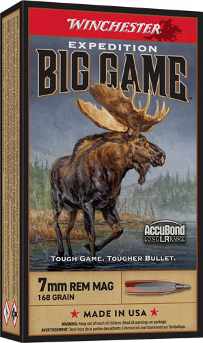 Winchester S7LR Expedition Big Game Nosler AccuBond Long-Range  168 Grain 7mm Remington Mag
