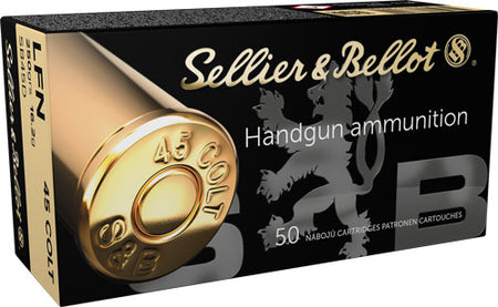 Sellier & Bellot (S&B) SB45D  Lead Flat Nose  250 Grain .45 Long Colt