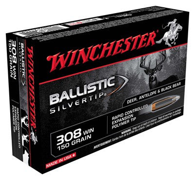 Winchester Ballistic Silvertip .308 Win / 7.62x51mm 150 gr PolyTip ammo
