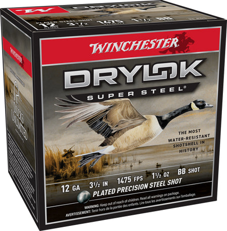Winchester Drylok Super Steel High Velocity 12 Gauge 3.5 in / 3.5 in BB 1-1/2 oz