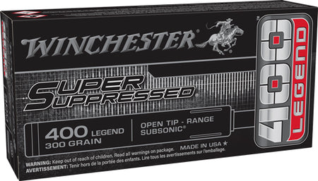 Winchester Super Suppressed .400 Legend 300 gr OTM ammo