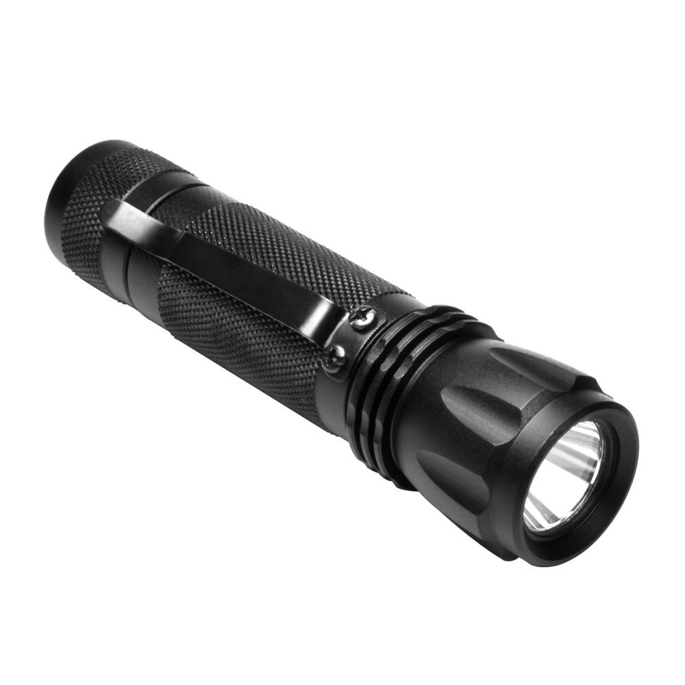 NcStar Tactical 3W LED Flashlight 160 Lumens with Weaver Ring Mount