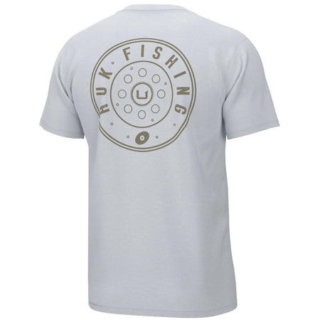 Huk Reel On Short Sleeve Tee White Small