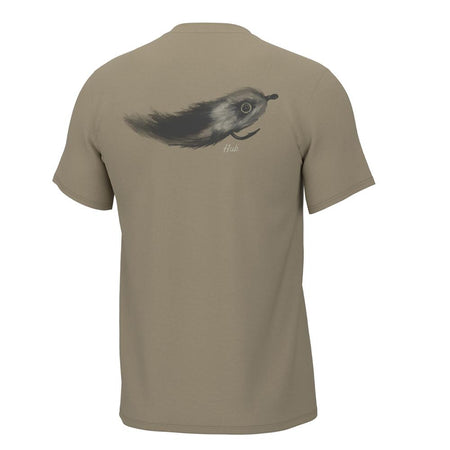 Huk Streamer Fly Short Sleeve Shirt Overland Trek Medium