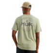 Huk Marlin Circle Short Sleeve Pocket Shirt Seagrass XL