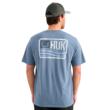 Huk Born Wave Short Sleeve Shirt Stormy Blue 2XL