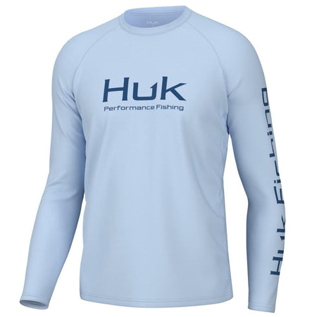 Huk Pursuit Vented Long Sleeve Fishing Shirt Ice Water XL