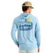 Huk Drift Long Sleeve Hoodie Shipyard Heather L