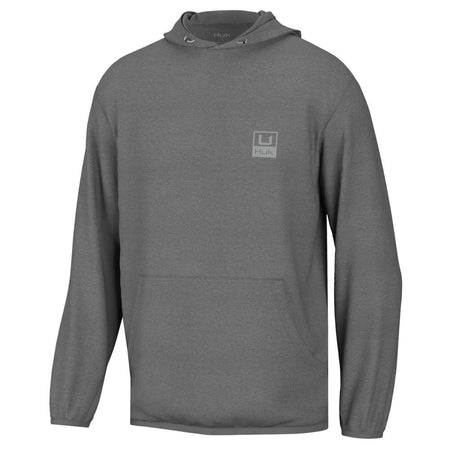 Huk Huk'd Up Performance Fleece Hoodie Volcanic Ash Heather Medium