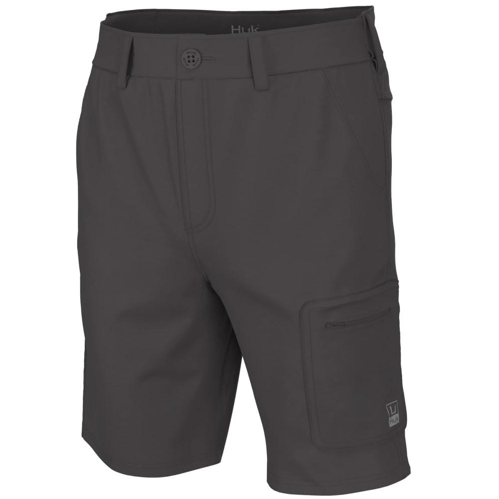 Huk Next Level 10.5 Inch Performance Fishing Shorts Iron Medium