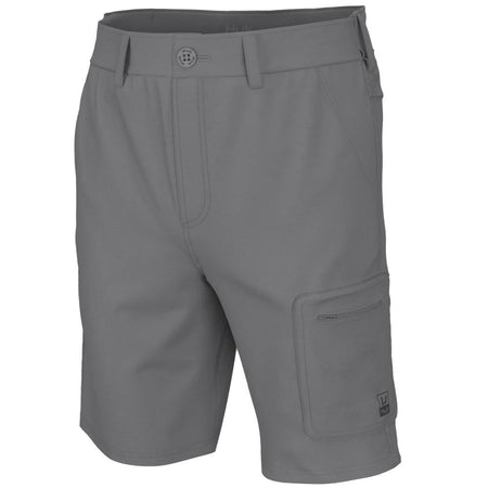 Huk Next Level 10.5 Inch Performance Fishing Shorts Overcast Grey XL