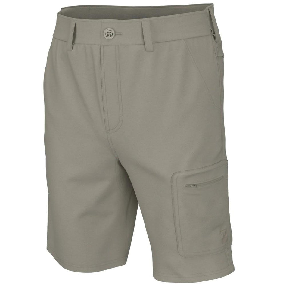 Huk Next Level 10.5 Inch Performance Fishing Shorts Khaki Medium