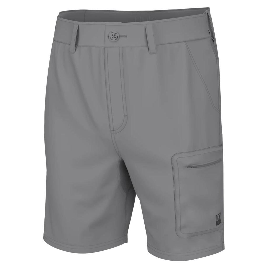 Huk Next Level 7" Shorts Overcast Grey Medium