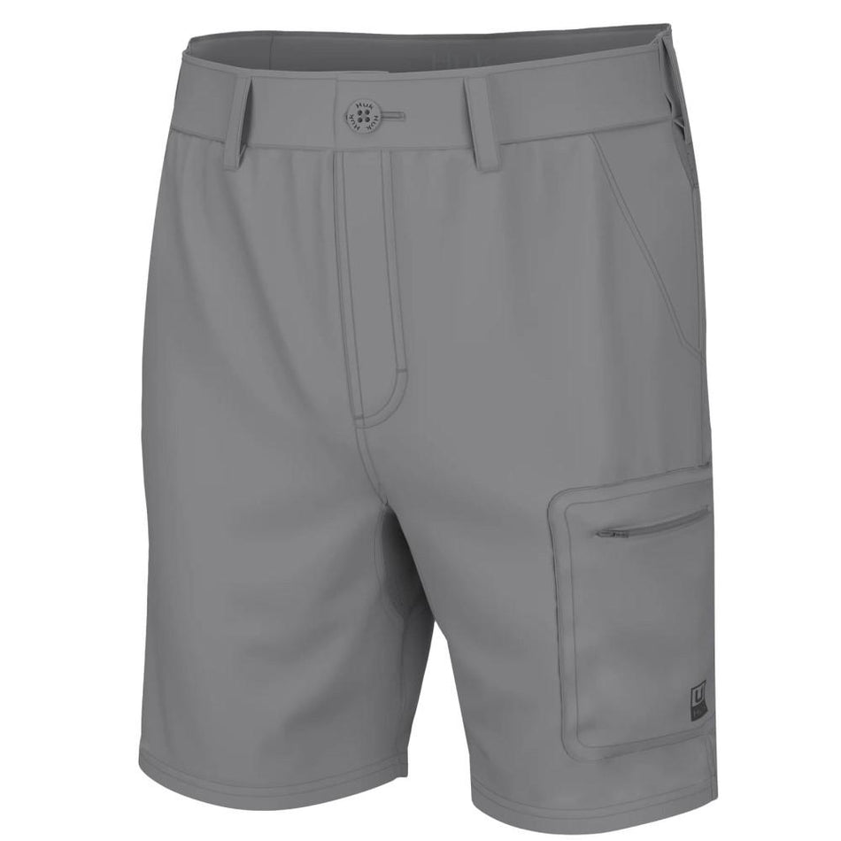 Huk Next Level 7" Shorts Overcast Grey Medium