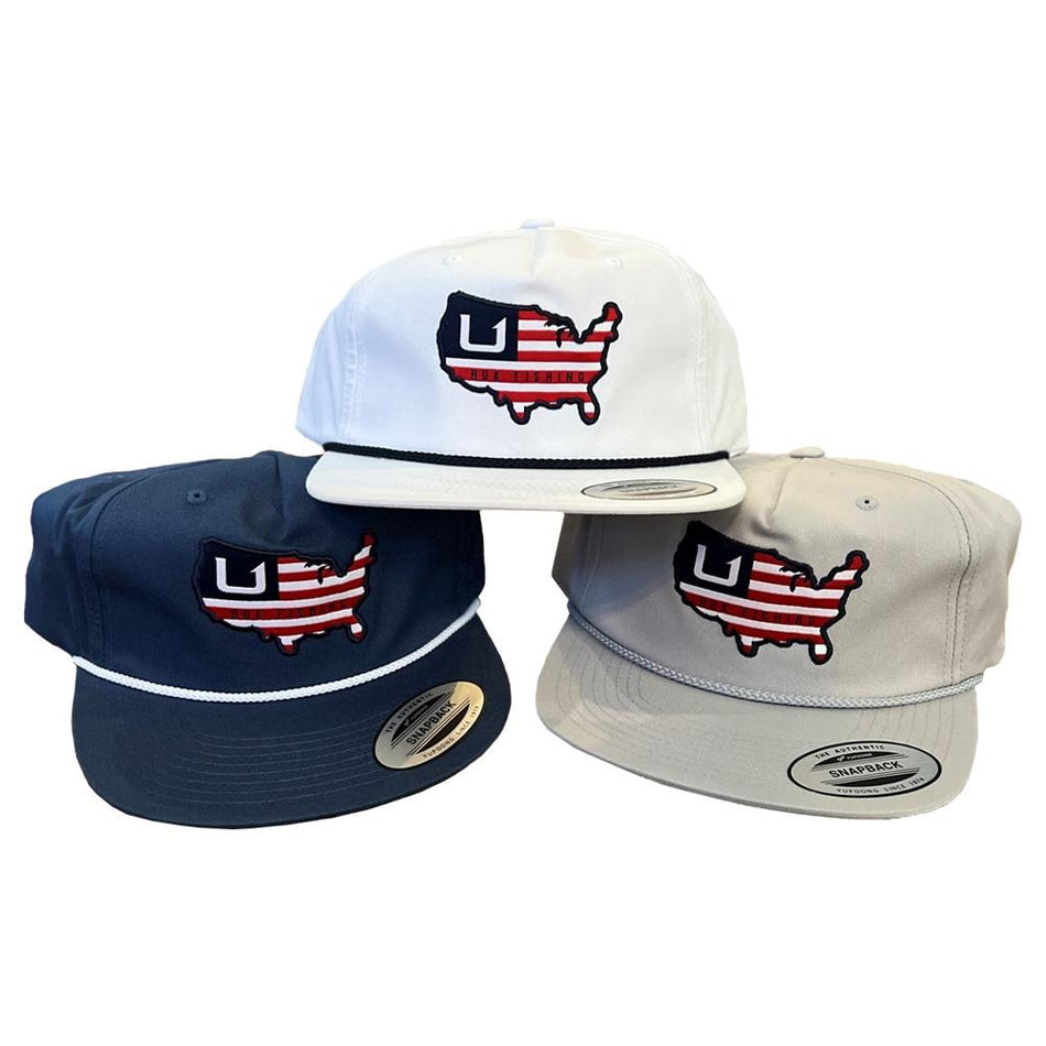 Huk American Rope Trucker Hat Harbor Mist