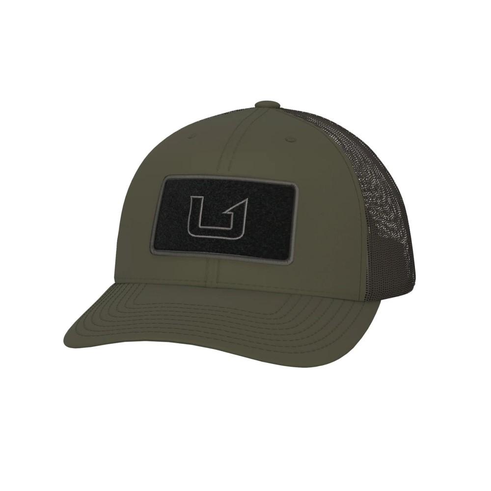 Huk Fly Patch Trucker Hat Moss Green
