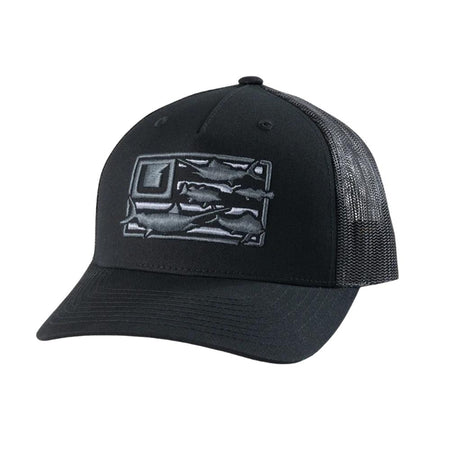 Huk Trophy Flag Trucker Cap Black