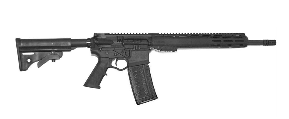 ATI ATIGAX5569MLPMG Alpha-15 Maxx 5.56x45mm NATO 30+1 16" Hanson Profile Barrel, Black, Metal/Polymer Rec, 9" Polymer M-LOK Handguard, OEM MM4 Stock, A2 Grip