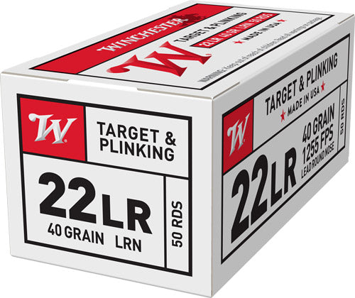 Winchester USA22LR USA White Box Lead Round Nose LRN 40 Grain .22 Long Rifle