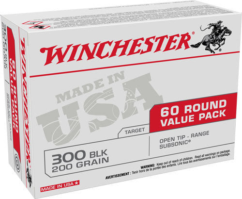 Winchester USA White Box Value Pack .300 AAC Blackout 200 gr OTM ammo
