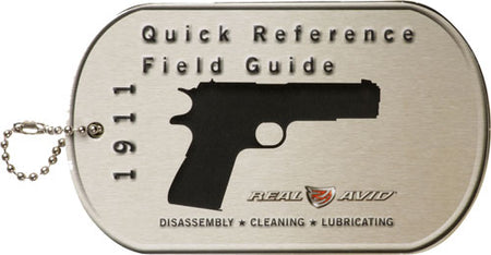 Real Avid 1911 Field Guide Maintenance Reference Cards