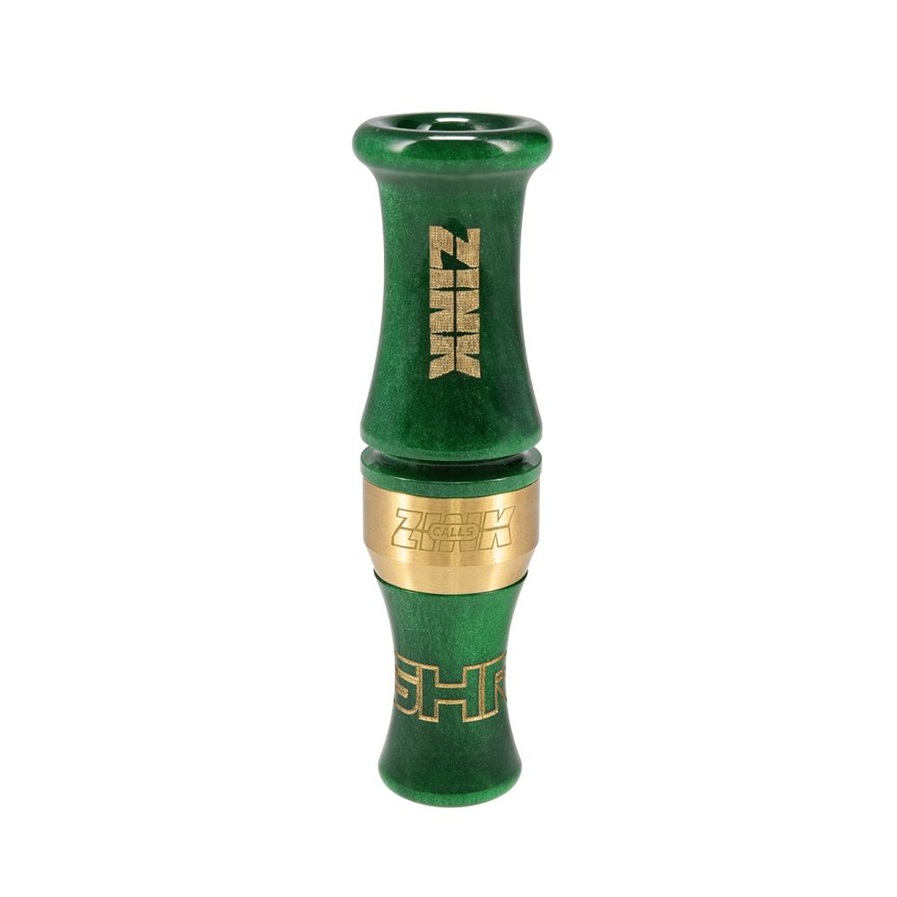 Zink Green Head Rocker Double Reed Duck Mouth Call Green Envy