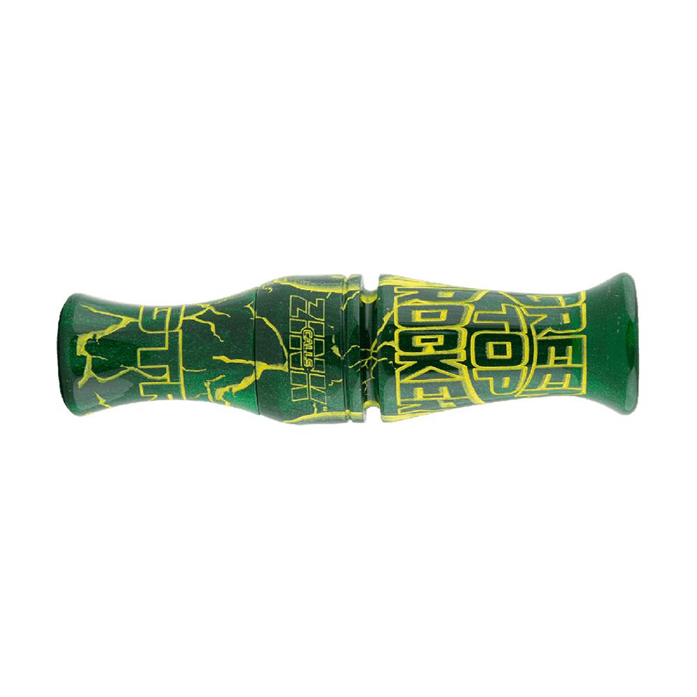Zink Green Top Rocker Single Reed Duck Mouth Call Green Envy