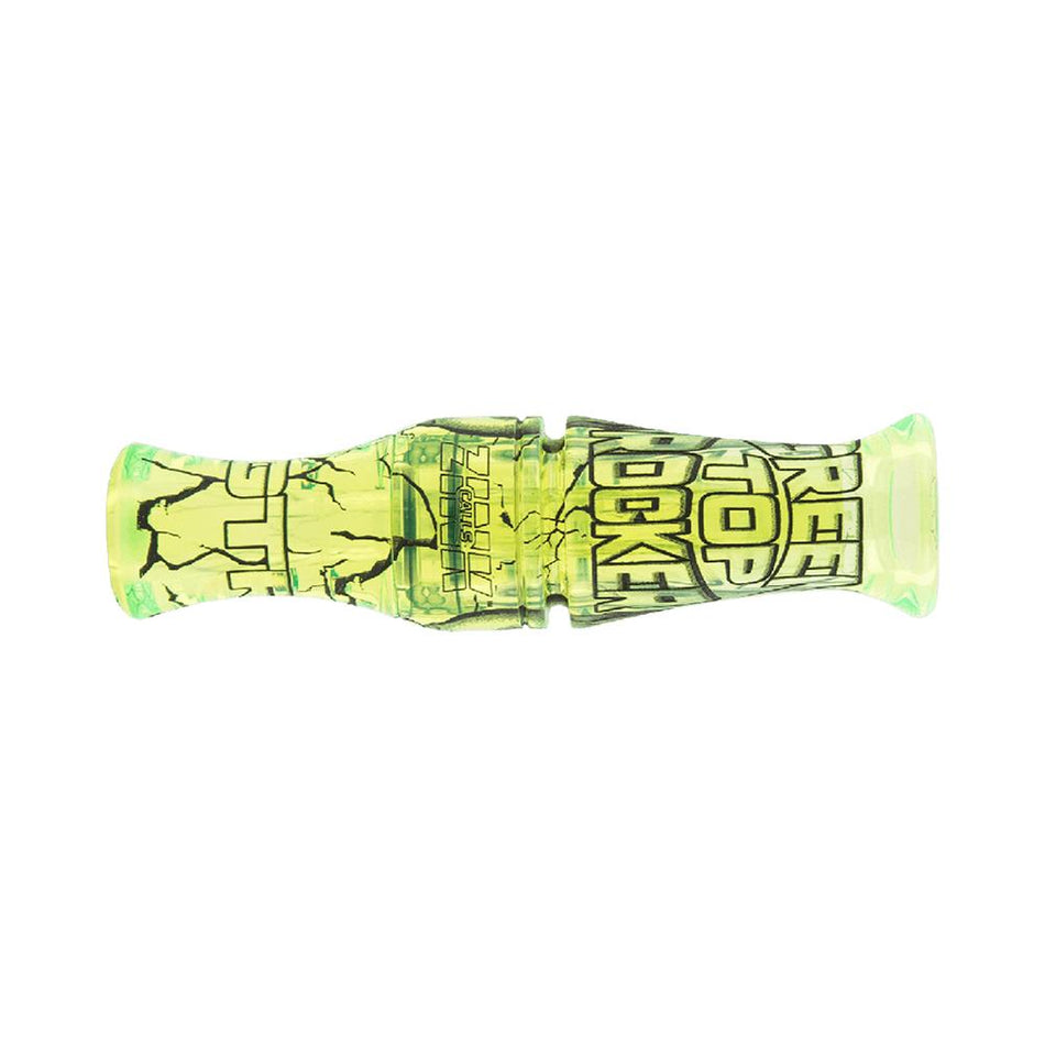 Zink Green Top Rocker Single Reed Duck Mouth Call Interference Green