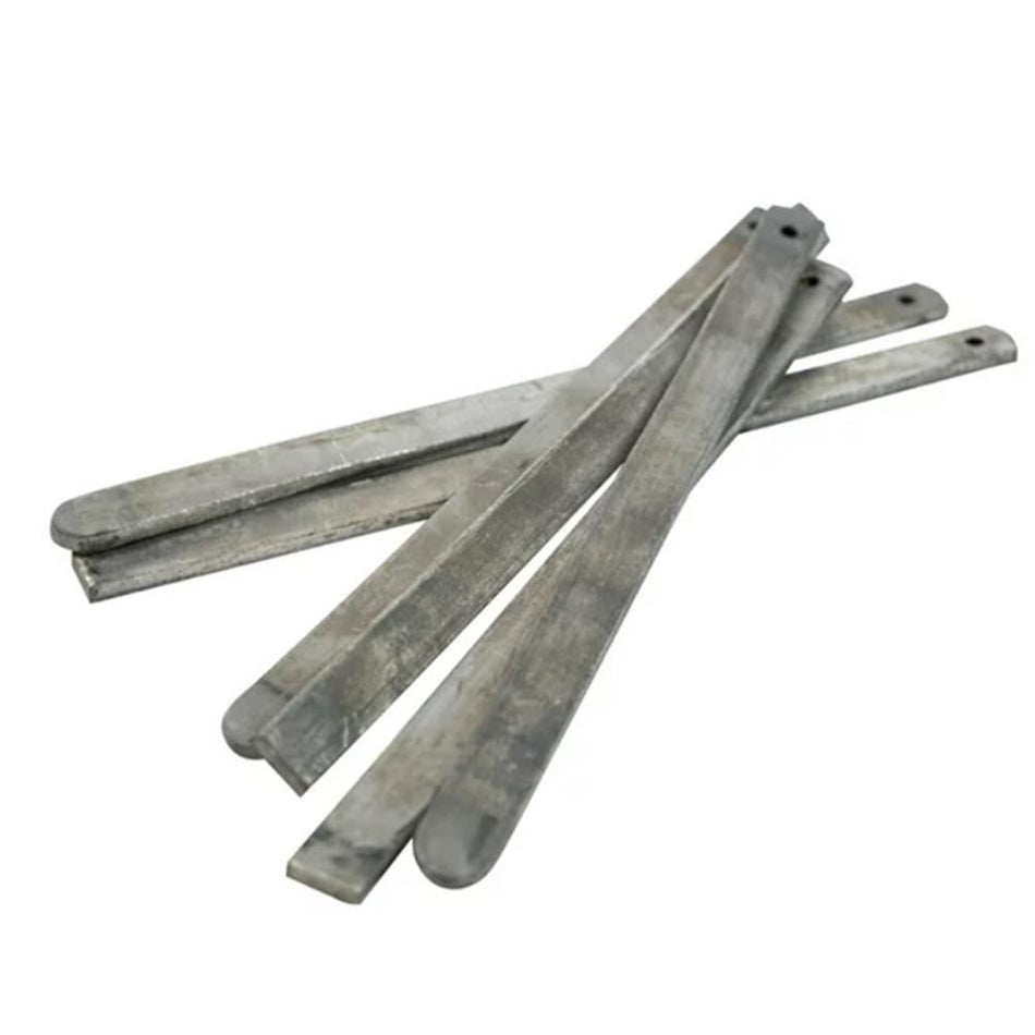 Zink Lead Strap Weights 4 oz 6-Pack