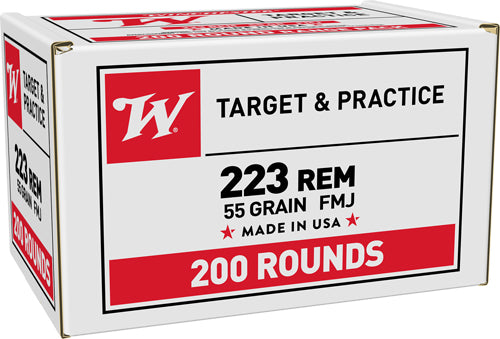 Winchester USA .223 Remington 55 gr FMJ ammo