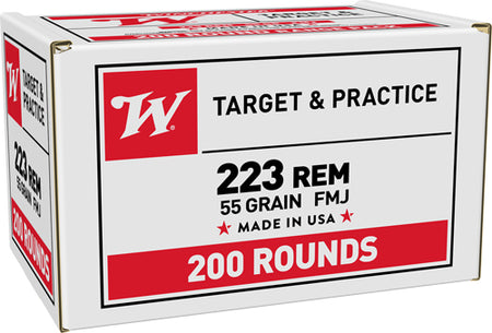 Winchester USA .223 Remington 55 gr FMJ ammo