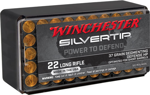 Winchester Silvertip .22 Long Rifle 37 gr JHP ammo