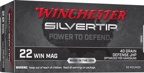 Winchester W22MST Silvertip Hollow Point HP 40 Grain .22 Magnum