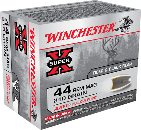 Winchester Silvertip .44 Magnum 210 gr JHP ammo