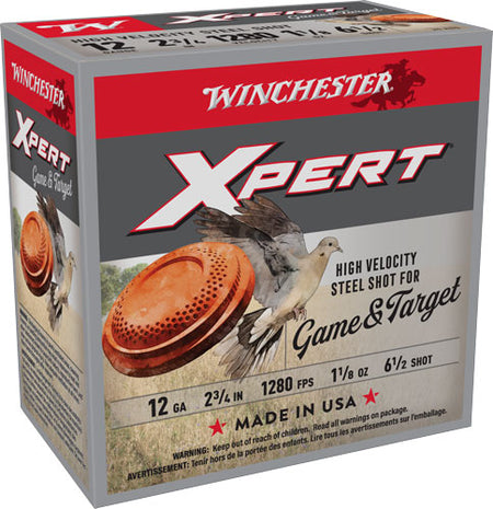 Winchester Xpert Game & Target HIgh Velocity 12 Gauge 2.75 in / 2.75 in #6.5 1-1/8 oz