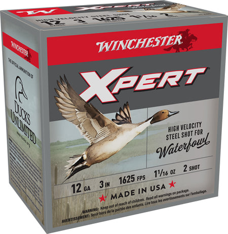 Winchester XPERT STEEL HIgh Velocity 12 Gauge 3 in / 3 in #2 1-1/16 oz