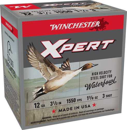 Winchester XPERT STEEL HIgh Velocity 12 Gauge 3.5 in / 3.5 in #3 1-3/8 oz