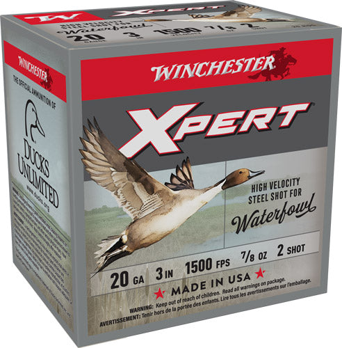 Winchester XPERT STEEL HIgh Velocity 20 Gauge 3 in / 3 in #2 7/8 oz