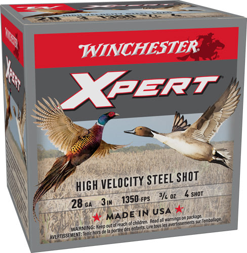 Winchester Xpert Pheasant High Velocity 28 Gauge 3 in / 3 in #4 3/4 oz