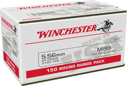 Winchester WM193150 Lake City Full Metal Jacket FMJ 55 Grain 5.56x45mm NATO