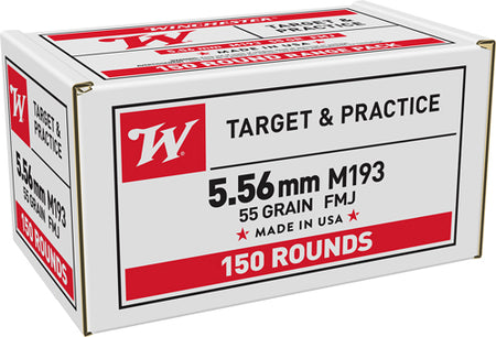 Winchester WM193150 Lake City Full Metal Jacket FMJ 55 Grain 5.56x45mm NATO