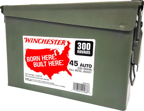Winchester USA Ammo Can .45 ACP/Auto 230 gr FMJ ammo
