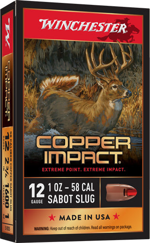 Winchester Copper Impact Extreme Point Sabot Slug 12 Gauge 2.75 in / 2.75 in Slug 1 oz