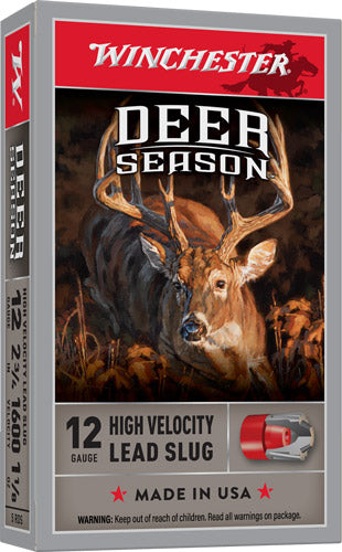 Winchester Deer Season High Velocity Rifled Slug 12 Gauge 2.75 in / 2.75 in Slug 1-1/8 oz