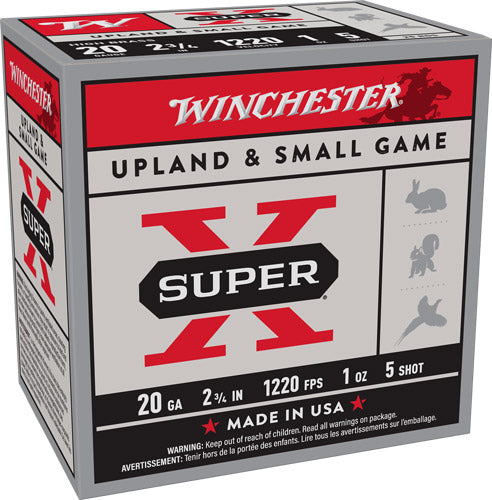 Winchester X205 Super X Heavy Game Load 20 Gauge 2.75" 1oz 5 Shot 1220 fps