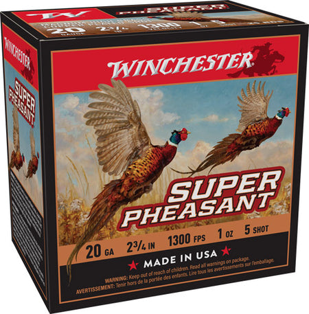 Winchester Super Pheasant Magnum 20 Gauge 2.75 in / 2.75 in #5 1 oz