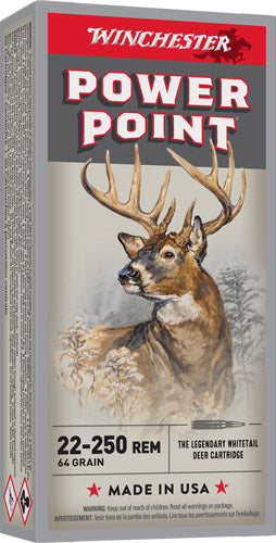 Winchester X222502 Super X Power-Point  64 Grain .22-250 Remington